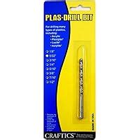 1/4" Drill Bit for Plastic (Acrylics, Plexiglas, Lexan, ABS, PVC, and ...