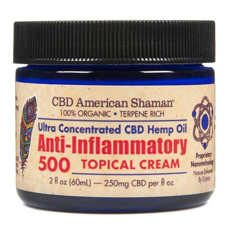 Anti Inflammatory CBD Cream by CBD American Shaman - Vaporsmooth