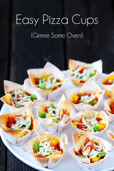 Easy Pizza Cups | Gimme Some Oven