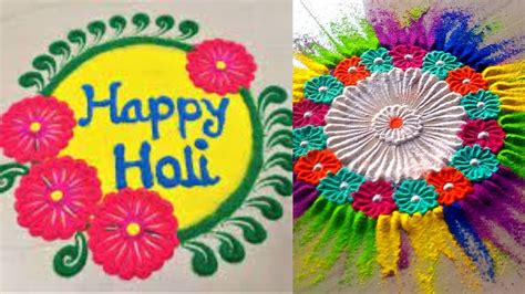 Holi Rangoli 2023: This holi, go vibrant with these rangoli designs - holi rangoli 2023 this ...