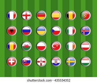 Flags Europe Vector Set Stock Vector (Royalty Free) 435534352 ...