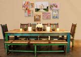 Reclaimed Wood Dining Set with Bench and Chairs – Tara Design