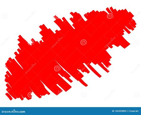 Red Paint Stroke Vector.Red Abstract Background Stock Vector - Illustration of background ...