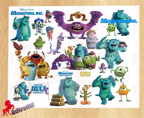 Characters From Monsters Inc