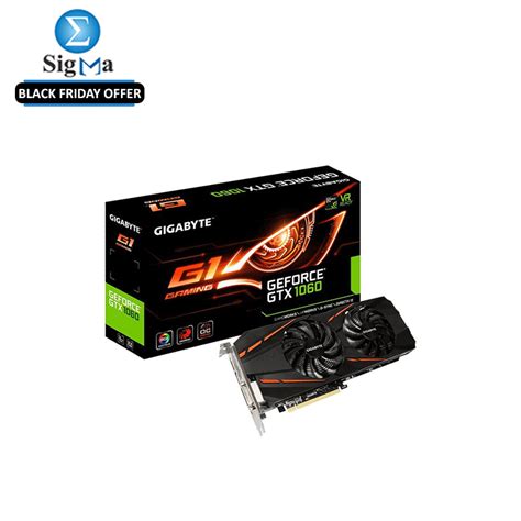 Gigabyte Geforce GTX 1060 G1 Gaming Graphic Card 6GB ...