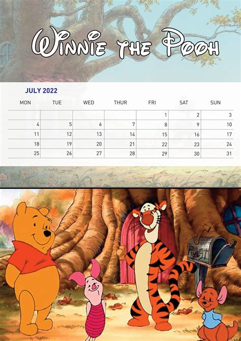 Disney 2022 Calendar handmade Disney calendar for kids 2022 | Etsy