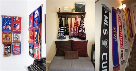 10 Awesome Soccer Scarf Display Ideas ⋆ Bright Stuffs