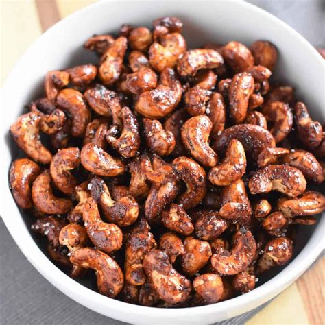 Sweet & Spicy Roasted Cashews [Vegan, Oil-Free] : Watch Learn Eat