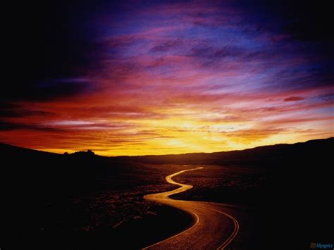 sunset road images | Sunset On The Road | 1600 x 1200 | Download | Close | Sunset, Cool landscapes