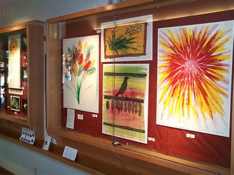 Ellensburg Public Library: Art Display Case in Lobby - art… | Flickr