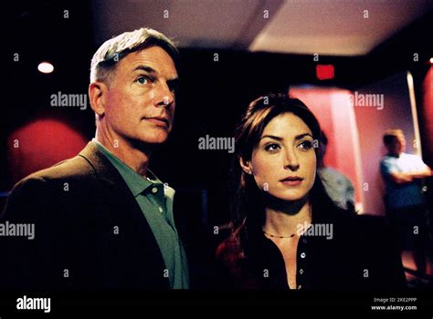 NCIS, MARK HARMON, SASHA ALEXANDER, 2003 Stock Photo - Alamy