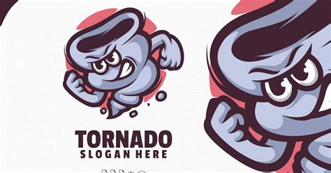 Tornado Mascot Logo Design, Graphic Templates - Envato Elements