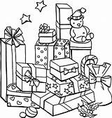 Christmas Present Coloring Pages At GetDrawings  Free Download sketch template