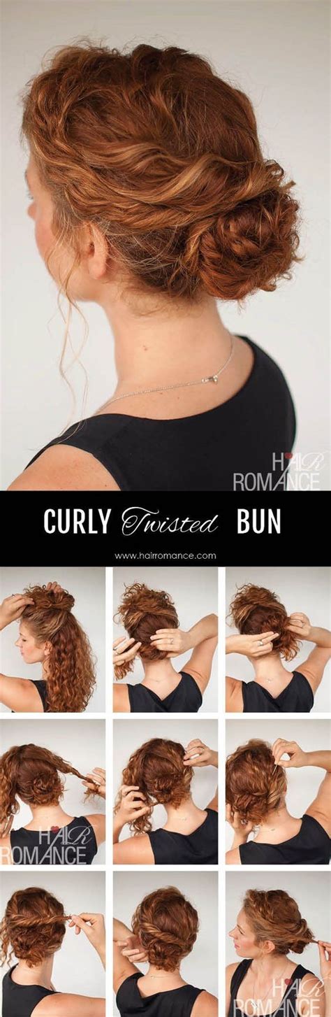 15 Easy Hair Tutorials for Curly Hair - Pretty Designs