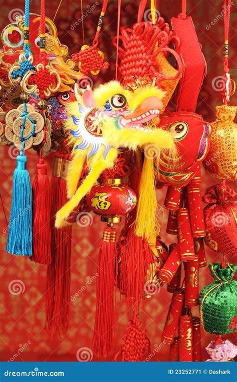 Chinese New Year Ornaments stock image. Image of golden - 23252771