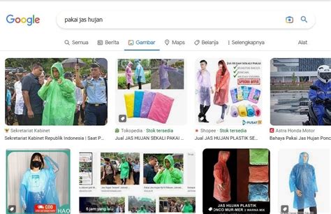 Cari 'Monyet Pakai Jas Hujan' di Google Kok yang Muncul Foto Jokowi ...