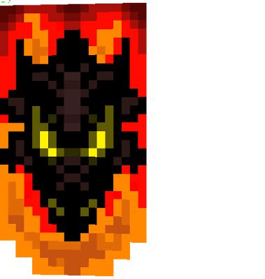 Fire Dragon Cape Sfera Ebbasta | Minecraft banners, Cool minecraft banners, Minecraft dragon banner