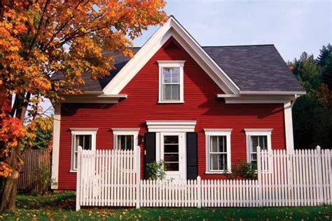 20++ Red Exterior Paint Colors - HOMYHOMEE