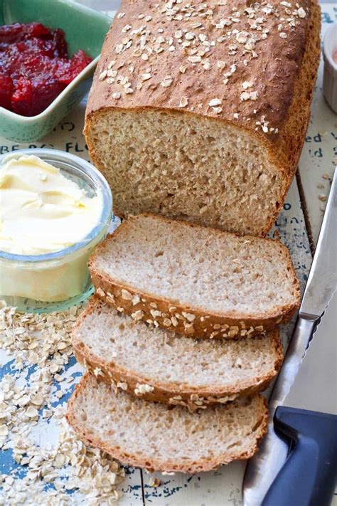 Easy Wholemeal Bread Recipe (No Knead) | Recipe | Wholemeal bread ...