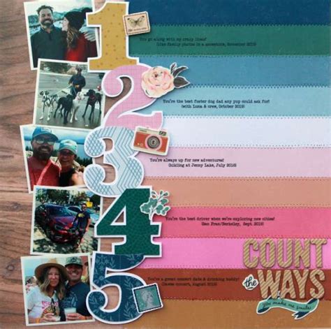 Count the Ways Layout – Scrap Booking