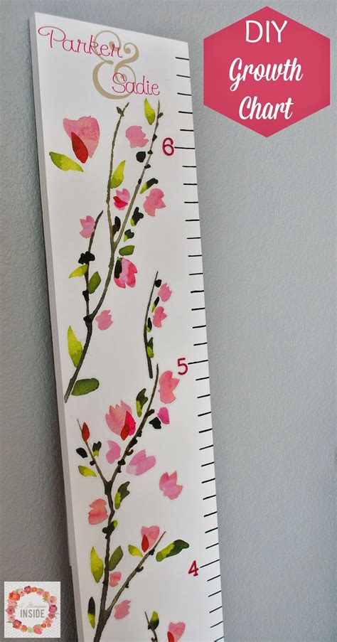 A Glimpse Inside: DIY Growth Chart #CreativeBuzz