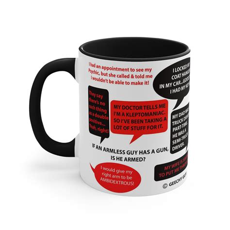 DAD JOKES MUG Red Geechy Guy 16 Original Jokes Cup Comedy Funny Gift - Etsy