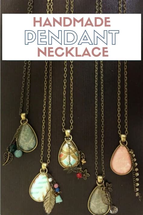 How to Make a Handmade Pendant Necklace - The Crafty Blog Stalker