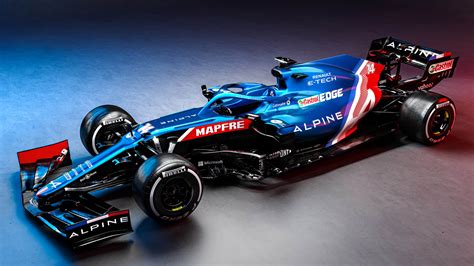 Alpine reveal striking blue, white and red livery at 2021 F1 season ...