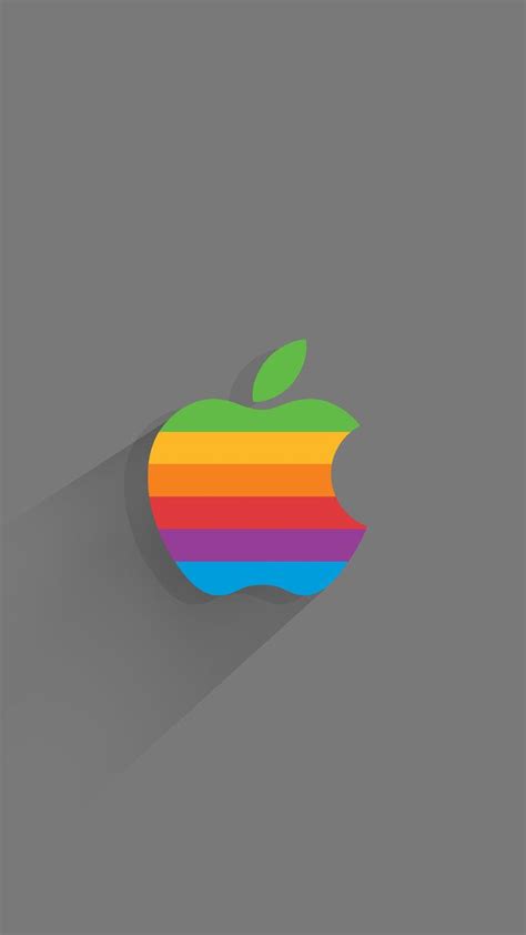 Vertical Apple Logo Wallpaper 4K