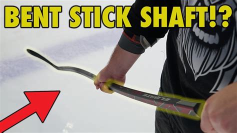 Bent stick shaft! Elevate Hockey Stick first impression pre review ...