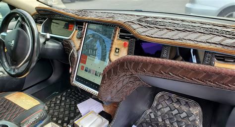 Crocodile Dundee Would Be Proud Of This Tesla Model S Custom Interior | Carscoops