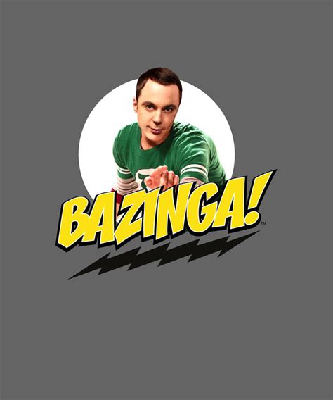 The Big Bang Theory Sheldon Bazinga Digital Art by Phuoc Thinh