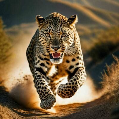 Leopard Running Stock Photos, Images and Backgrounds for Free Download