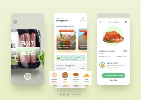 Smart Refrigerator APP UI Design Concept by Sajjad Hossain on Dribbble