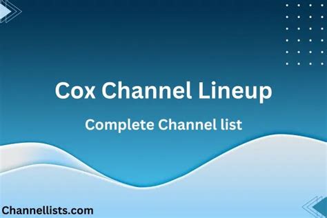 Cox TV Channel Lineup 2024