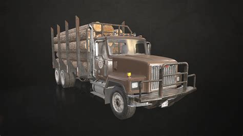 Classic Logging Truck - 3D Model by MSWoodvine