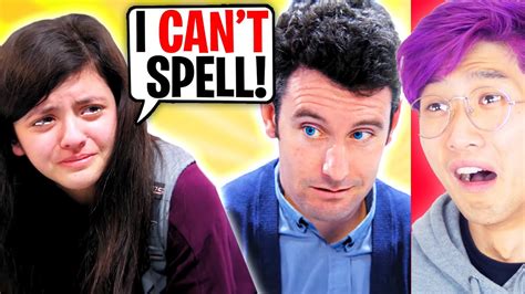 Kids Laugh At Student Who CAN'T SPELL?! (LANKYBOX REACTION) *SPELLING ...