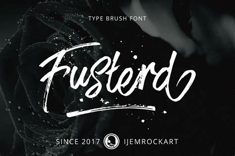 Free Fusterd Brush Typeface - Creativetacos