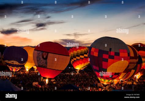 Albuquerque balloon festival night hi-res stock photography and images - Alamy