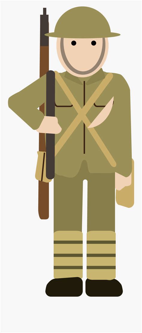 Military Clipart Ww1 - Cartoon Simple World War 1 , Free Transparent ...