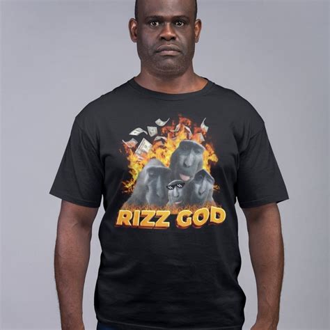 Monkey Rizz God Funny Meme Viral Shirt W Rizz Tshirt - Etsy UK