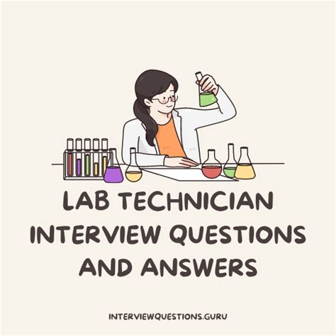 35 Lab Technician Interview Questions and Answers 2024