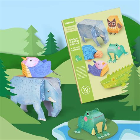 Origami Paper Animals Kit | Engage Kids in Creative Fun – mideerart