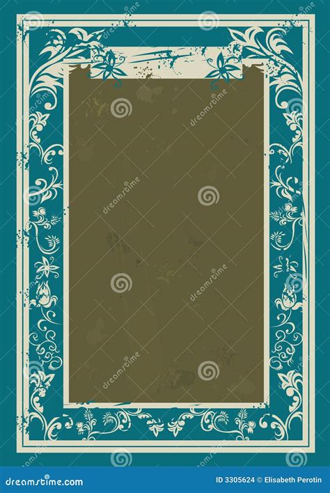 Retro border stock vector. Illustration of ornamental - 3305624