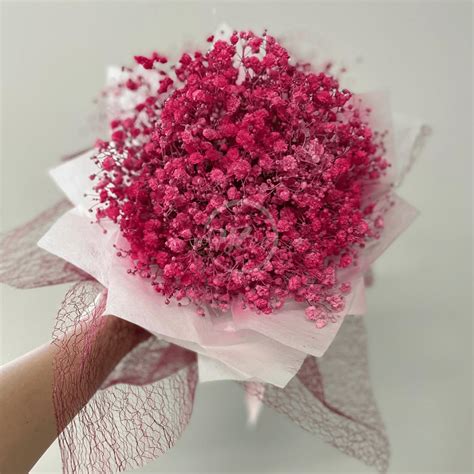 Thinking In Pink - Pink Baby Breath Bouquet - Whyzee