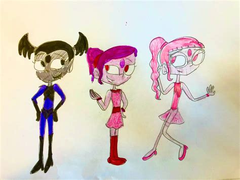 Vampirina, Poppy and Bridget as the Crystal Gems by gamers666girl on DeviantArt