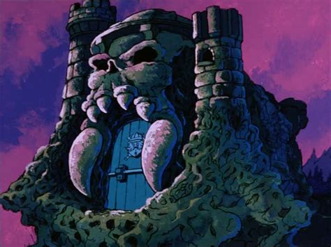 Eternian Backgrounds: Castle Grayskull - Exterior Wide Shot