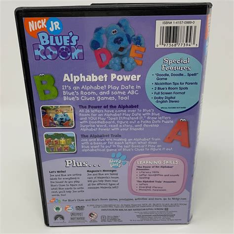 Nick Jr Blue’s Room Alphabet Power DVD – shophobbymall