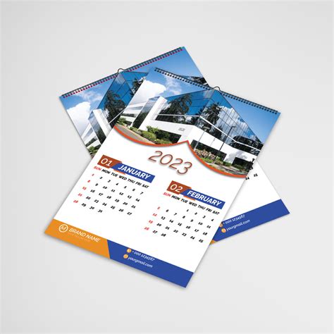 Best Wall Calendar Design Template - MasterBundles