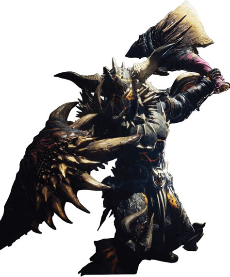 Decided to PNG Nergigante's armor for everyone to use. Enjoy, hunters ...